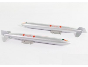 Freewing F-104 Starfighter Silver Drop Tank Set 